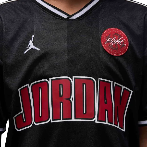 Camiseta Air Jordan Flight Sport negra pecho