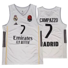 Camiseta Facundo Campazzo Real Madrid Emirates blanca junior