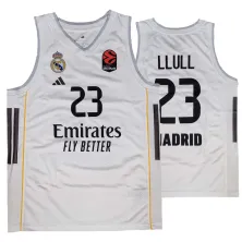 Camiseta Sergio Llull Real Madrid junior Emirates blanca