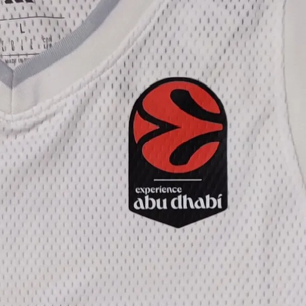 Camiseta Mario Hezonja Real Madrid Baloncesto Primera Equipación Adidas 2025-26 blanca
