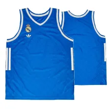 Camiseta Real Madrid Baloncesto junior azul retro Adidas