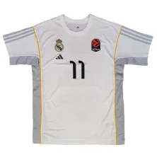 Camiseta calentamiento Mario Hezonja Real Madrid Baloncesto Adidas 2025 / 26