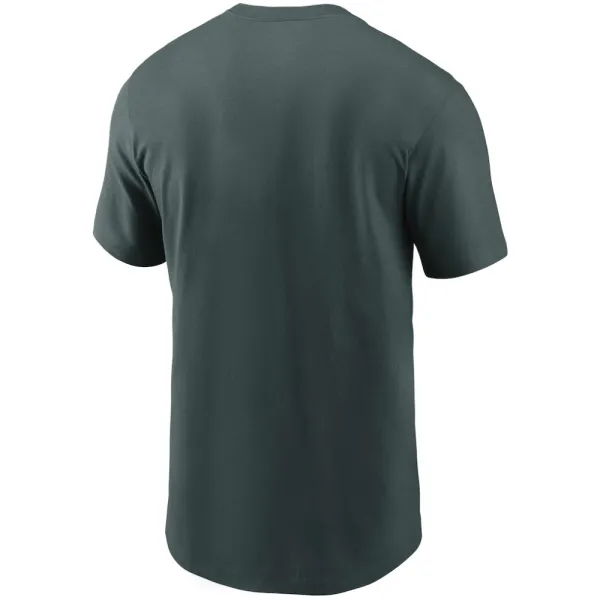 Camiseta manga corta algodón de los Oakland Athletics en verde espalda