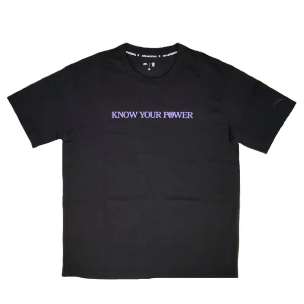 Camiseta Anta KAI Know Your Power 2 negra