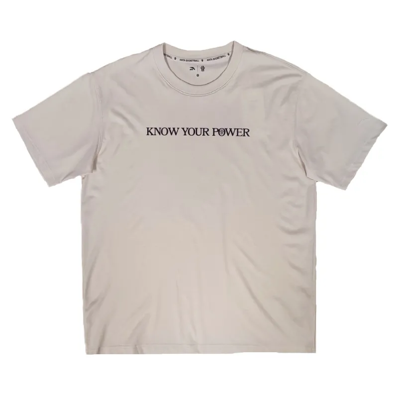 Camiseta Anta KAI Know Your Power 2 Beige