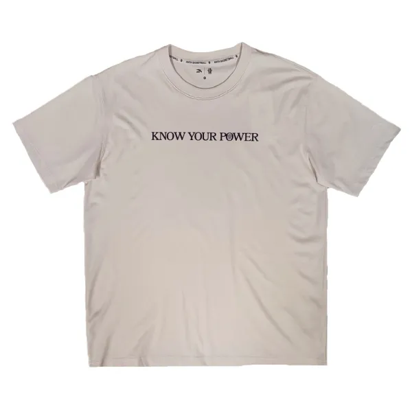 Camiseta Anta KAI Know Your Power 2 Beige