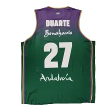 Camiseta Chris Duarte Unicaja Malaga verde Liga Endesa 2025-26 Joma