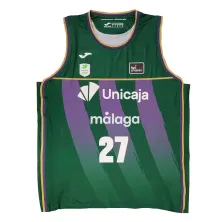 Camiseta Chris Duarte Unicaja Malaga verde Liga Endesa 2025-26 Joma