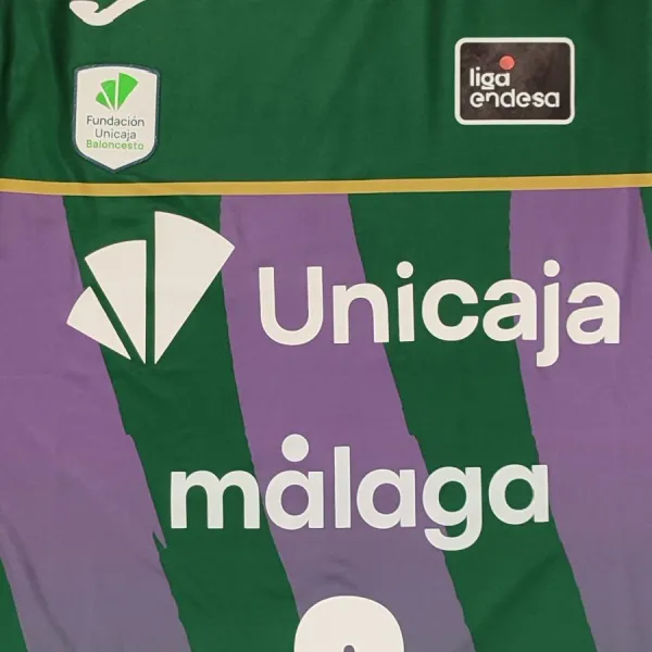 Camiseta Alberto Diaz Unicaja Málaga verde Liga Endesa 2025-26 Joma