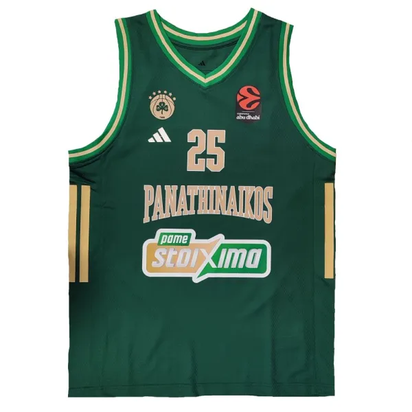 Camiseta Kendrick Nunn Panathinaikos Baloncesto Euroliga Oficial Adidas