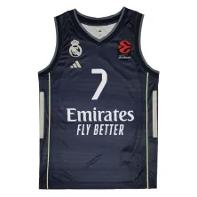 Camiseta Campazzo Real Madrid Equipación Adidas azul oscuro frontal