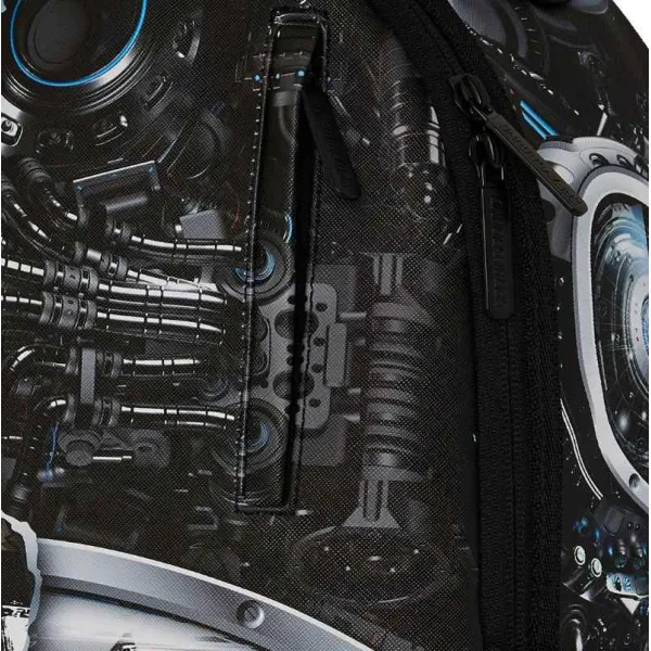 Sprayground Split Cybershark - mochila de moda detalle