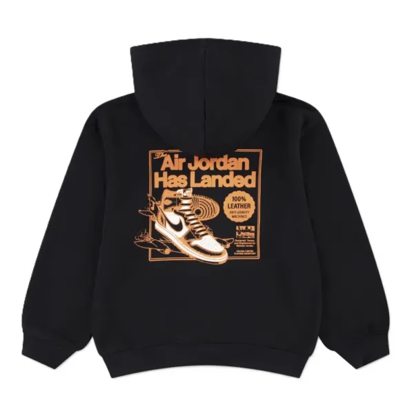 Sudadera Air Jordan Has Landed Junior en negro, vista trasera