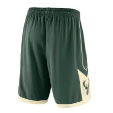 Pantalón corto baloncesto Milwaukee Bucks NBA Icon Edition de Nike, vista trasera Pantalón corto baloncesto Milwaukee Bucks NBA Icon Edition de Nike, vista trasera