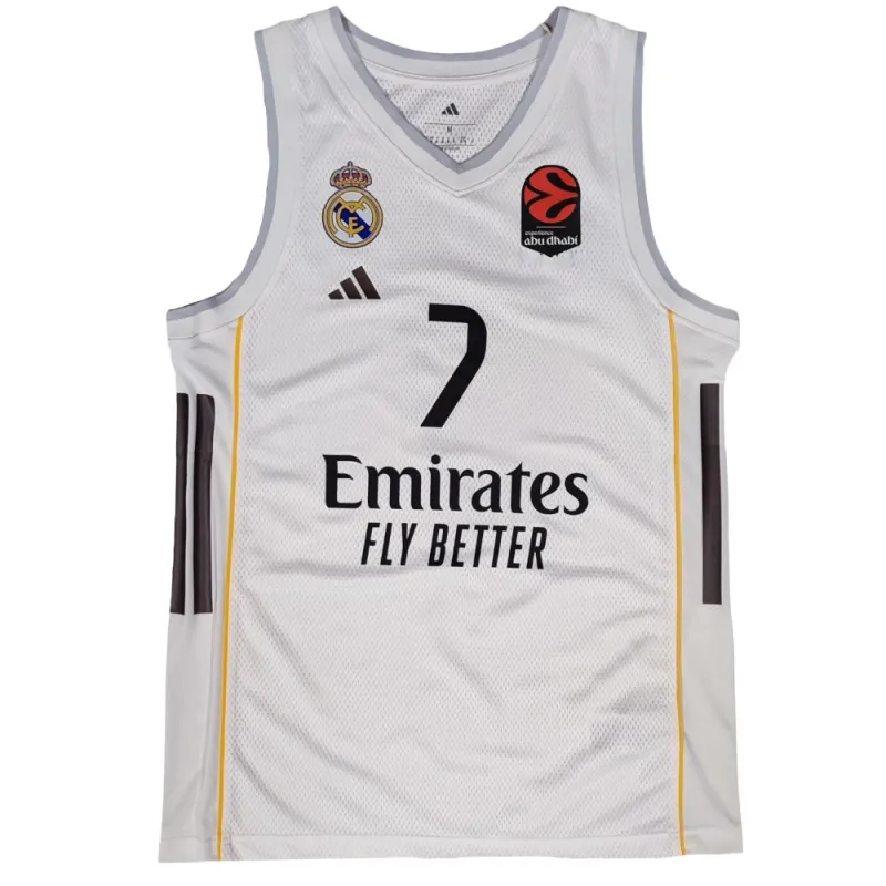Camiseta Facundo Campazzo blanca Real Madrid Baloncesto