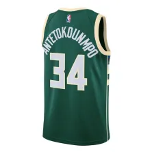 Camiseta Giannis Antetokounmpo Milwaukee Bucks Junior Nike Swingman