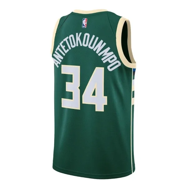 Camiseta Giannis Antetokounmpo Milwaukee Bucks Junior Nike Swingman