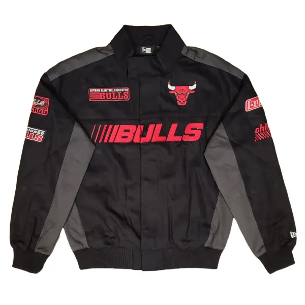 Chaqueta Chicago Bulls NBA Motorsport New Era de algodón Chaqueta Chicago Bulls NBA Motorsport New Era de algodón