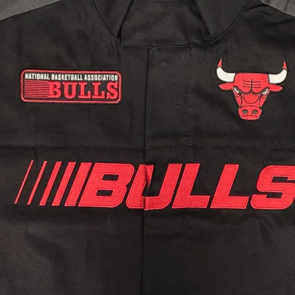 Chaqueta Chicago Bulls NBA Motorsport New Era de algodón, logos Chaqueta Chicago Bulls NBA Motorsport New Era de algodón, logos