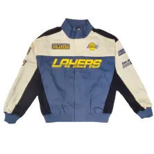 Chaqueta Lakers NBA Motorsport bordada frontal