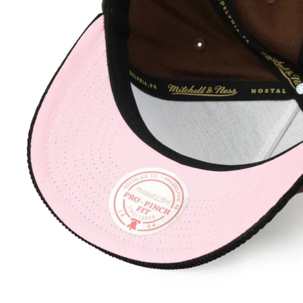 Gorra curva New York Knicks Pro Pinch Brown, visera