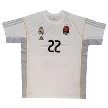 Camiseta calentamiento Edy Tavares Real Madrid Baloncesto Adidas 2025 / 26