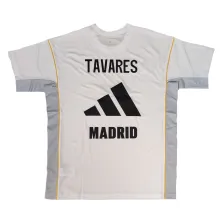 Camiseta calentamiento Edy Tavares Real Madrid Baloncesto Adidas 2025 / 26