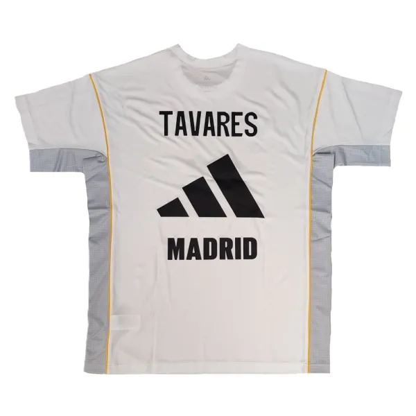 Camiseta calentamiento Edy Tavares Real Madrid Baloncesto Adidas 2025 / 26