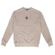 Sudadera New York Yankees MLB League Essential Beige de New Era