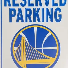 Placa Aparcamiento NBA Golden State Warriors