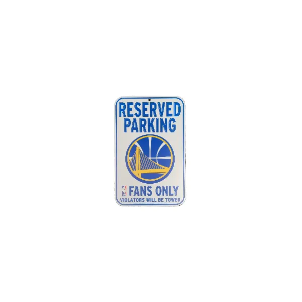 Placa Aparcamiento reservado Golden State Warriors Placa Aparcamiento reservado Golden State Warriors