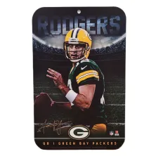 Placa aparcamiento NFL Aaron Rodgers