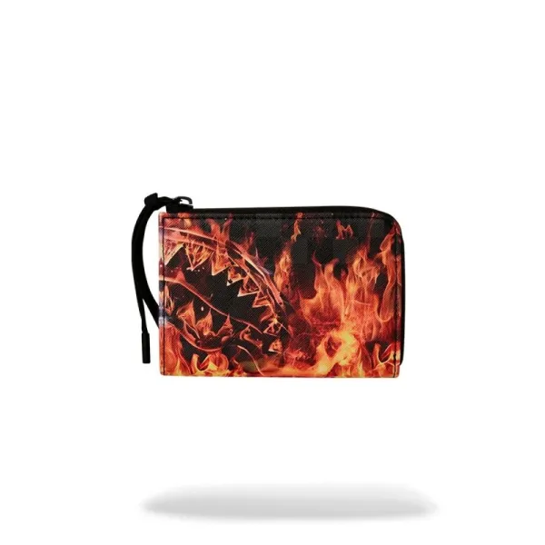Cartera monedero Fire and Ice de Sprayground, vista trasera Cartera monedero Fire and Ice de Sprayground, vista trasera