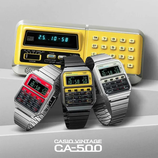Reloj Clasico metalico unisex Casio CA-500WE colores Reloj Clasico metalico unisex Casio CA-500WE colores