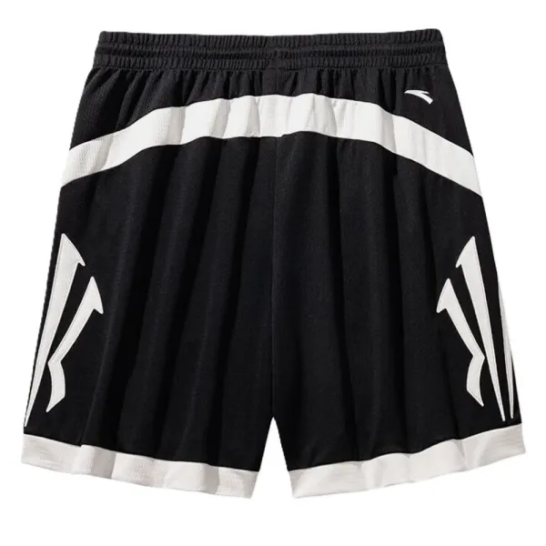 Short baloncesto Anta Kai Knit Game en negro vista trasera Short baloncesto Anta Kai Knit Game en negro vista trasera