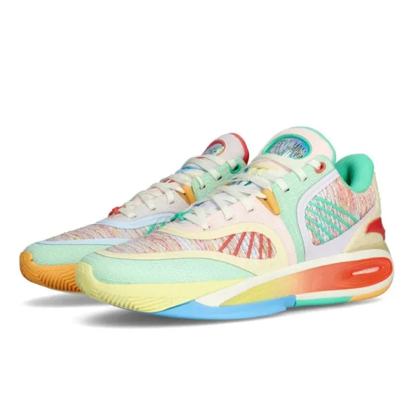 Zapatillas de baloncesto Anta KT10 Christmas multicolor, frontal