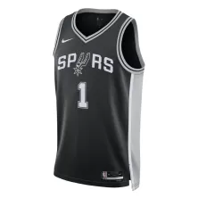 Camiseta Victor Wembanyama Icon Edition Spurs Nike Swingman Jersey