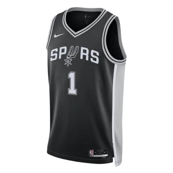 Camiseta Victor Wembanyama Icon Edition Spurs Nike Swingman Jersey