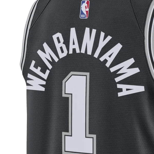 Camiseta Victor Wembanyama Icon Edition Spurs Nike Swingman Jersey