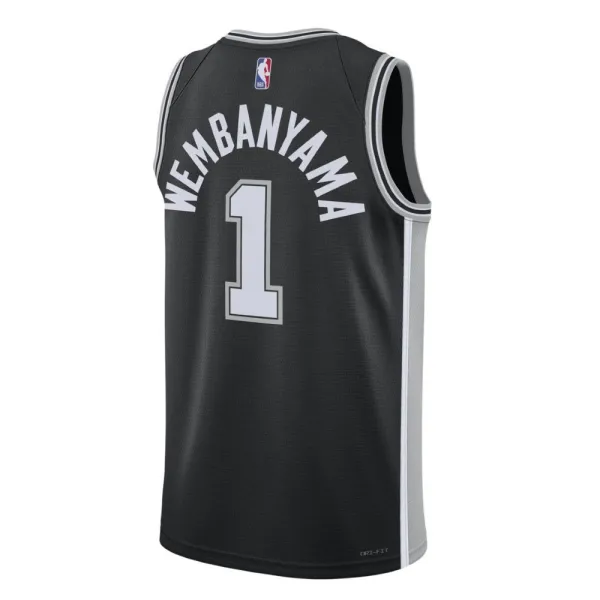 Camiseta Victor Wembanyama Icon Edition Spurs Nike Swingman Jersey