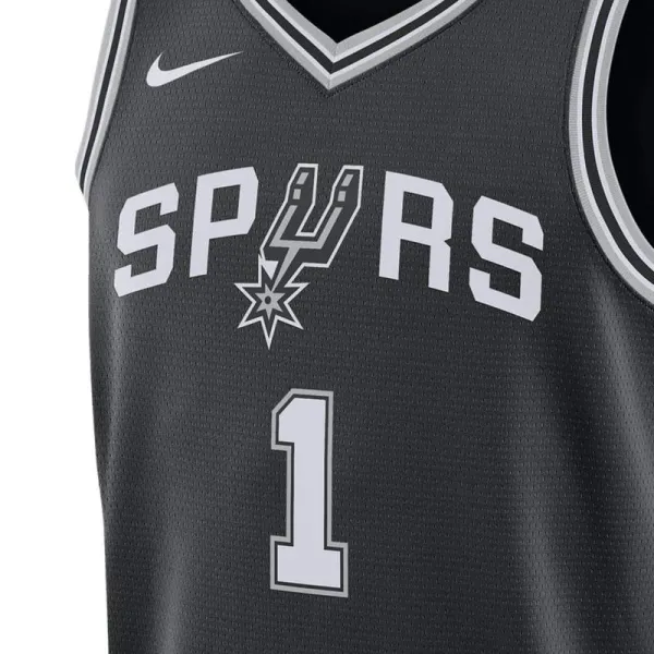Camiseta Victor Wembanyama Icon Edition Spurs Nike Swingman Jersey