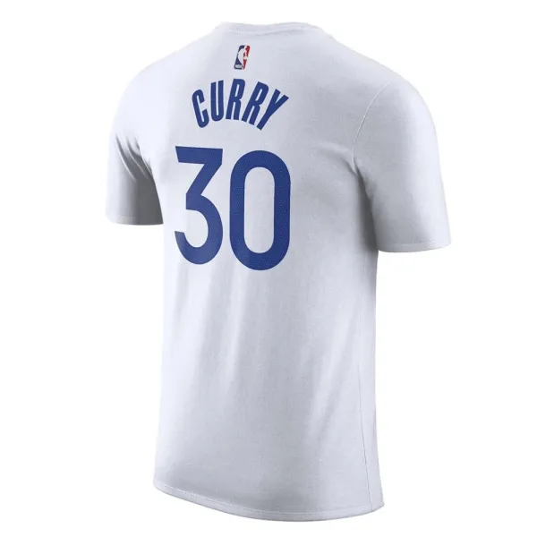Camiseta Stephen Curry N&N Association Edition Golden State Warriors Blanca