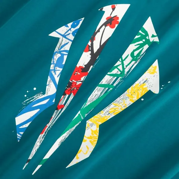 Camiseta manga corta Unisex Anta Kai verde detalle logo Camiseta manga corta Unisex Anta Kai verde detalle logo