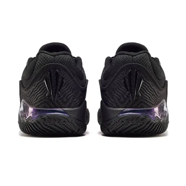 Zapatillas baloncesto Kai 2 Speed Anta Black Warrior vista talones