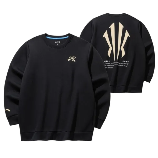 Sudadera Anta KAI Peace of Mind Crew negra