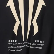 Sudadera Anta KAI Peace of Mind Crew negra