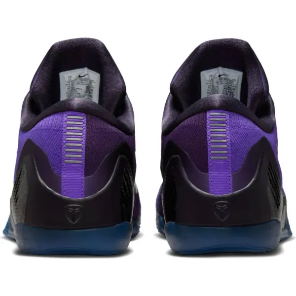 Zapatillas de baloncesto moradas Nike Zoom Kobe 9 Elite Protro Moonwalker talon