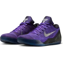 Zapatillas de baloncesto moradas Nike Zoom Kobe 9 Elite Protro Moonwalker lateral