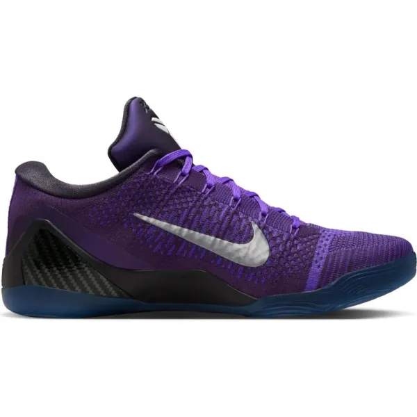 Zapatillas de baloncesto moradas Nike Zoom Kobe 9 Elite Protro Moonwalker interior