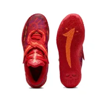 Zapatillas baloncesto MB 05 Puma Crowd Surf en rojo, vista doble